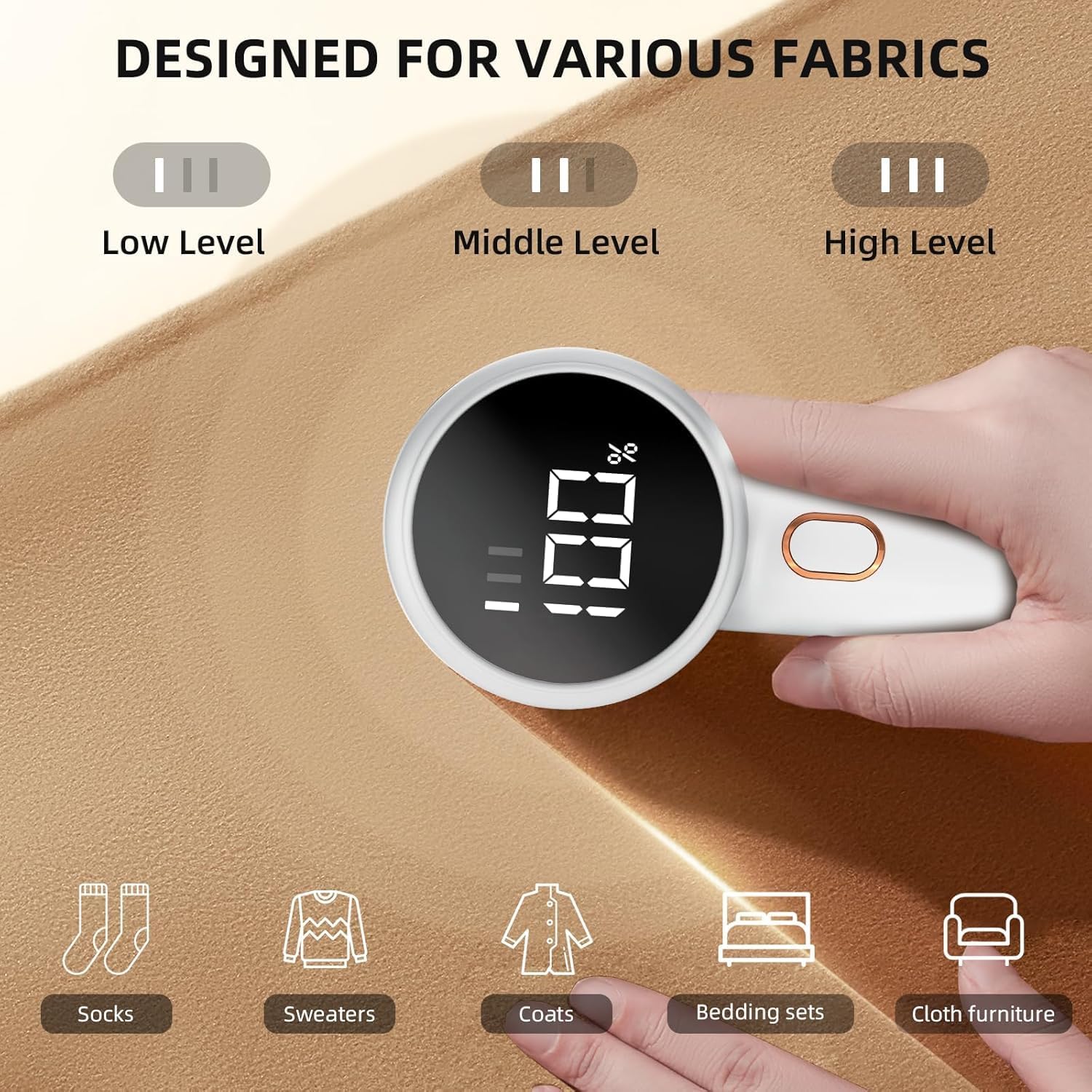 Electric Fabric Shaver - Professional Lint Remover * Singer Sewing Outlet Exclusive Offer * Rechargeable Lint Remover, Shaver, Defuzzer - Image 5