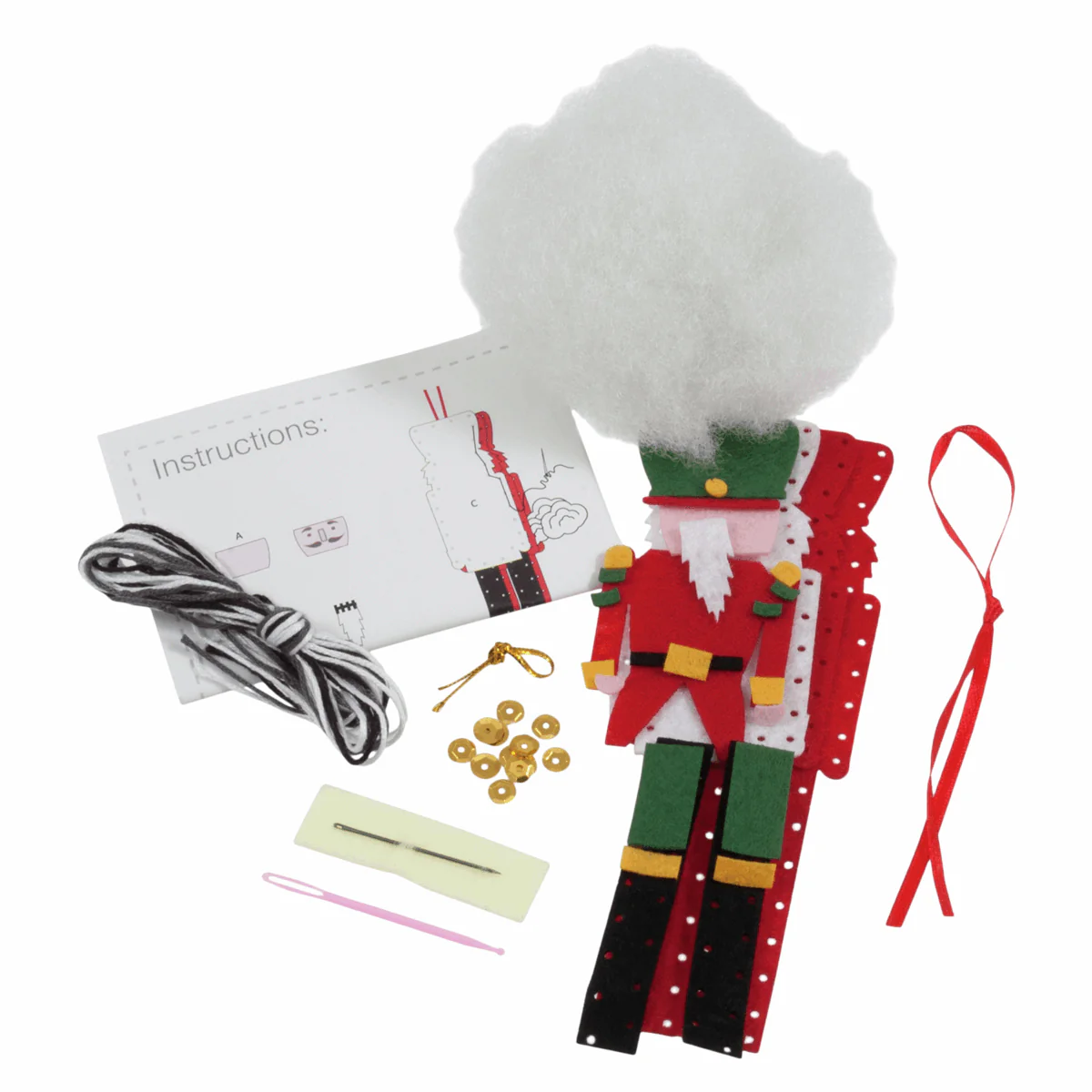 Felt Decoration Kit: Christmas: Nutcracker - Image 3
