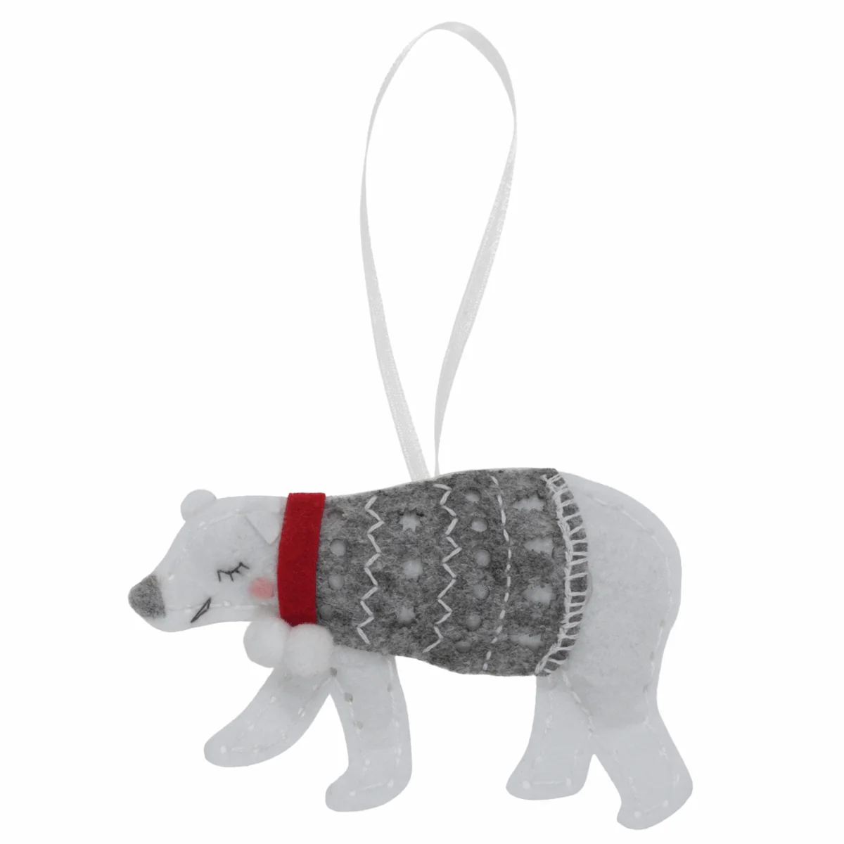 Felt Decoration Kit: Christmas: Polar Bear - Image 2