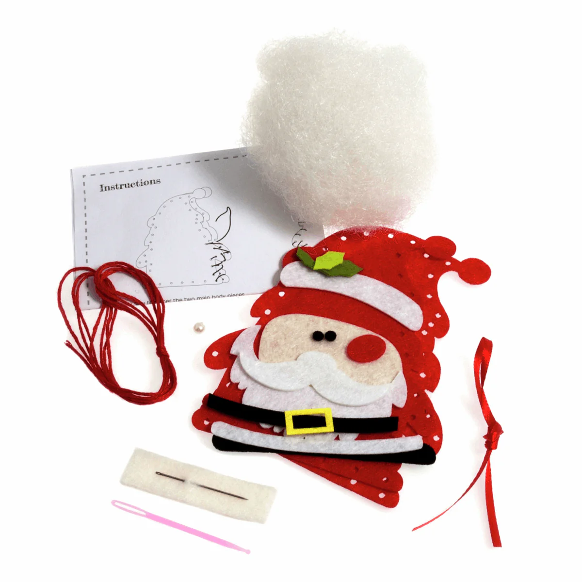 Trimits Felt Decoration Kit - Christmas Santa - Image 2