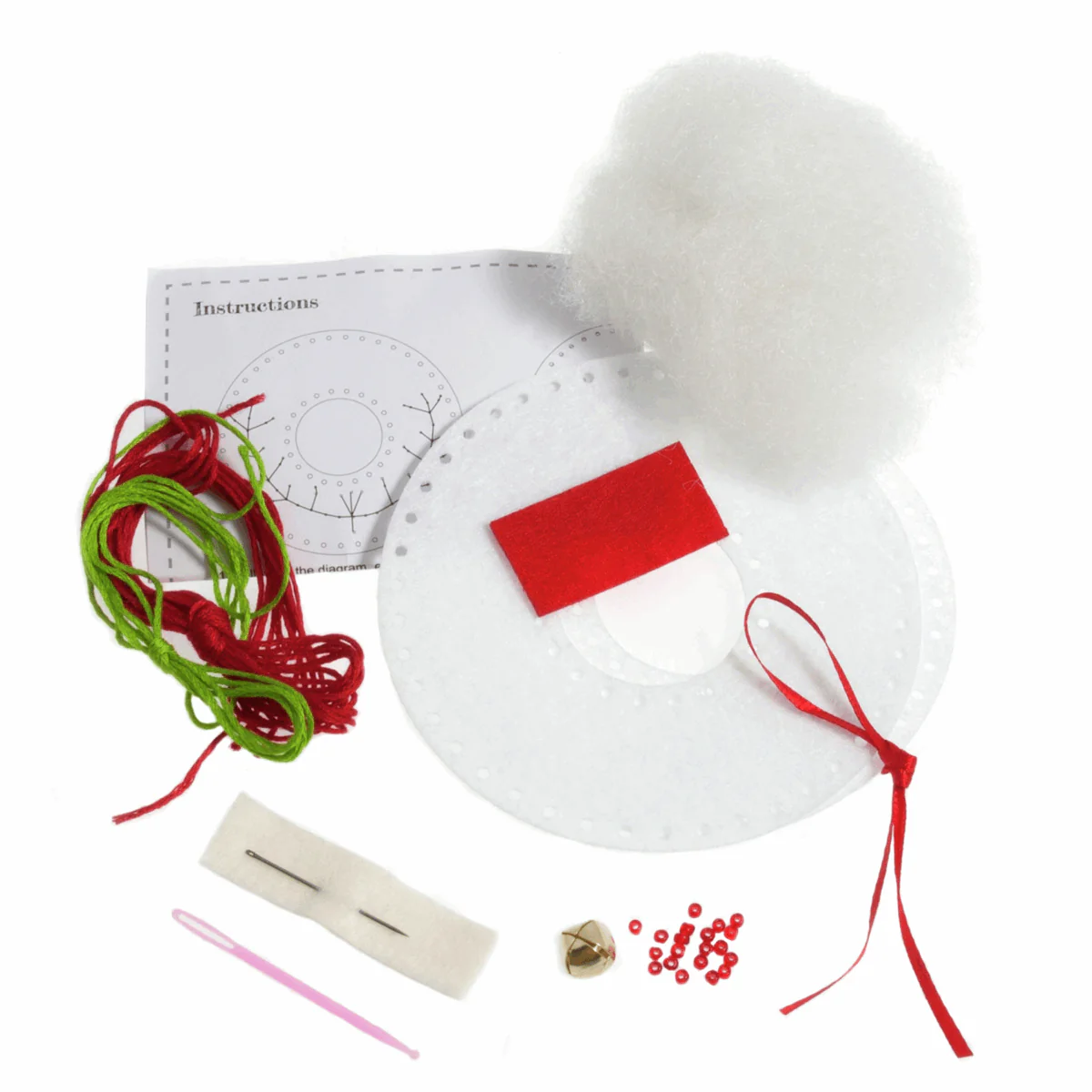 Trimits Felt Decoration Kit - Christmas Wreath - Image 2