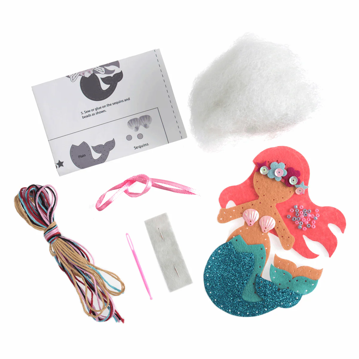 Felt Decoration Kit: Mermaid - Image 3