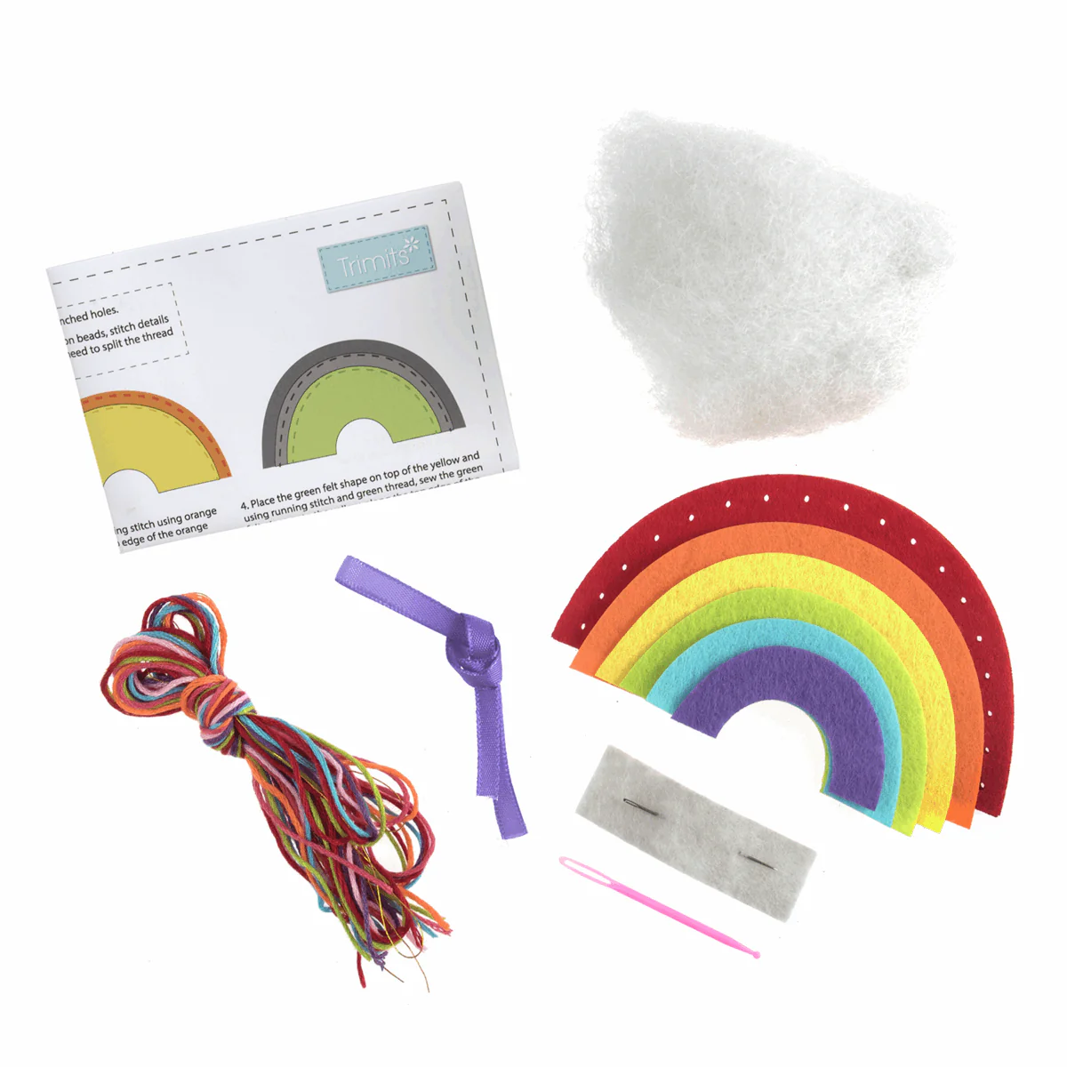 Felt Decoration Kit: Rainbow - Image 2