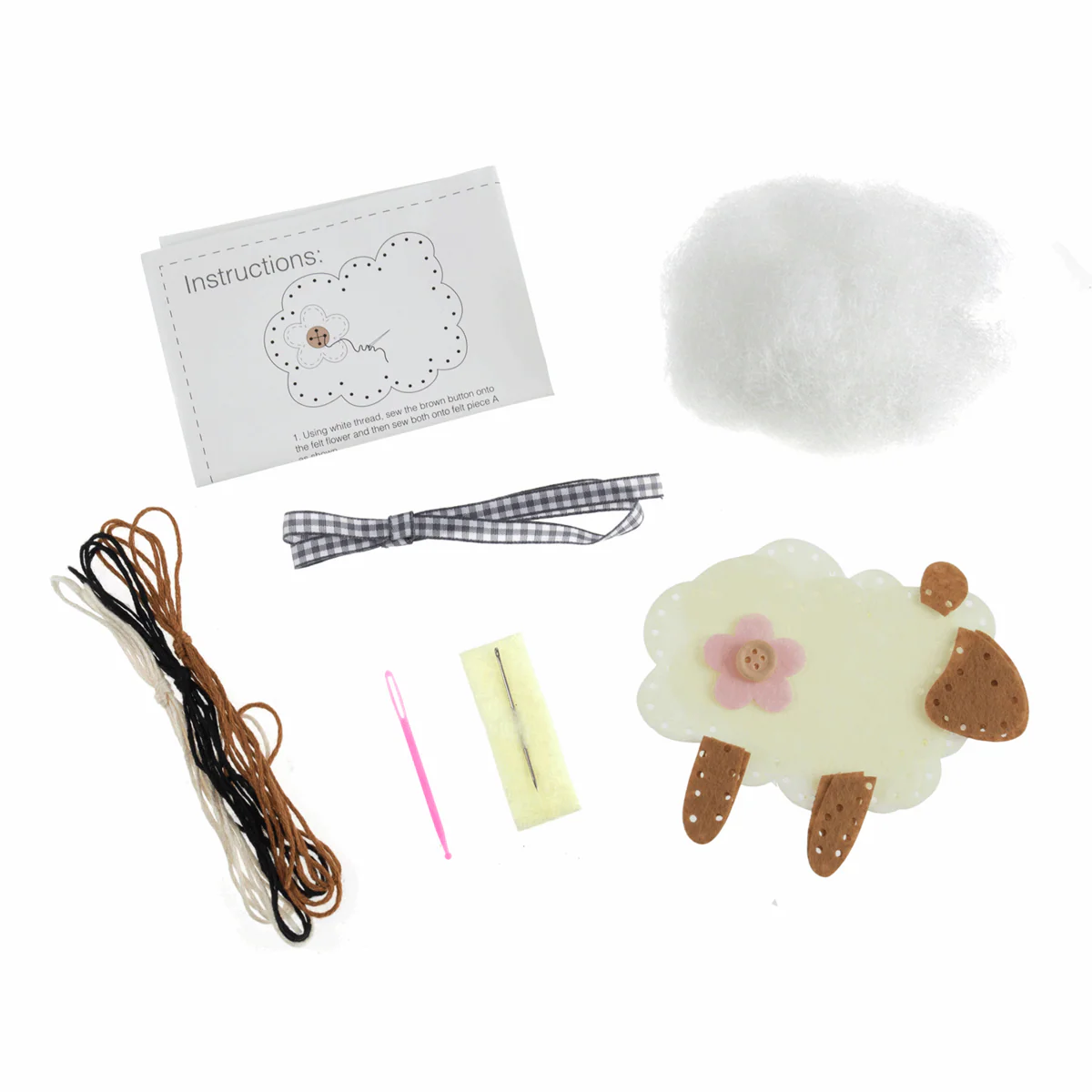 Felt Decoration Kit : Sheep - Image 2
