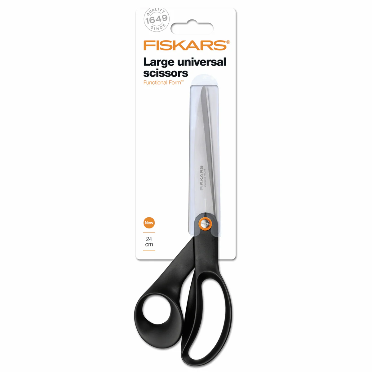 Fiskars Functional Form Scissors - Black: 24cm/9.5in - Image 2