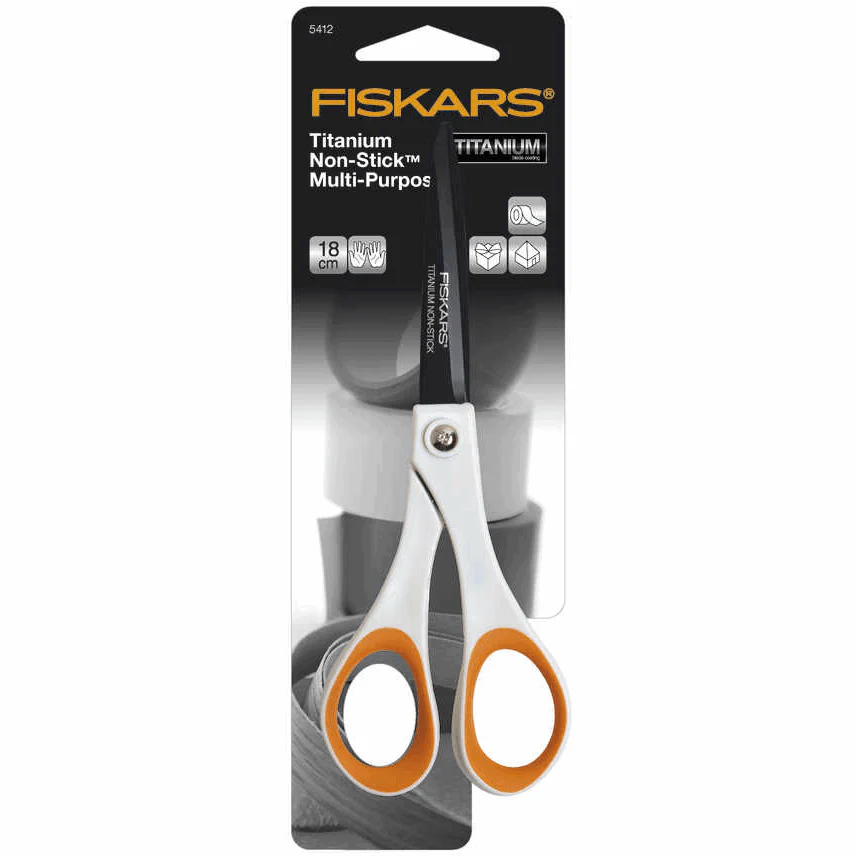 Fiskars Scissors: Multi-Purpose: Titanium Non-Stick 18cm - Image 2