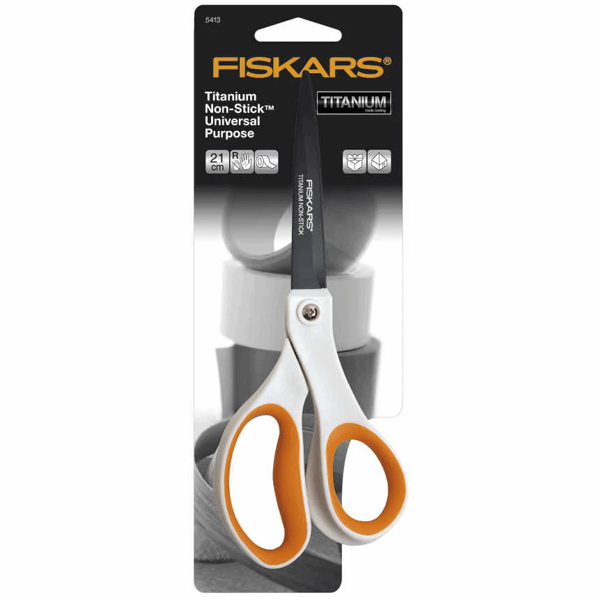Fiskars Scissors: Multi-Purpose: Titanium Non-Stick 21cm - Image 2