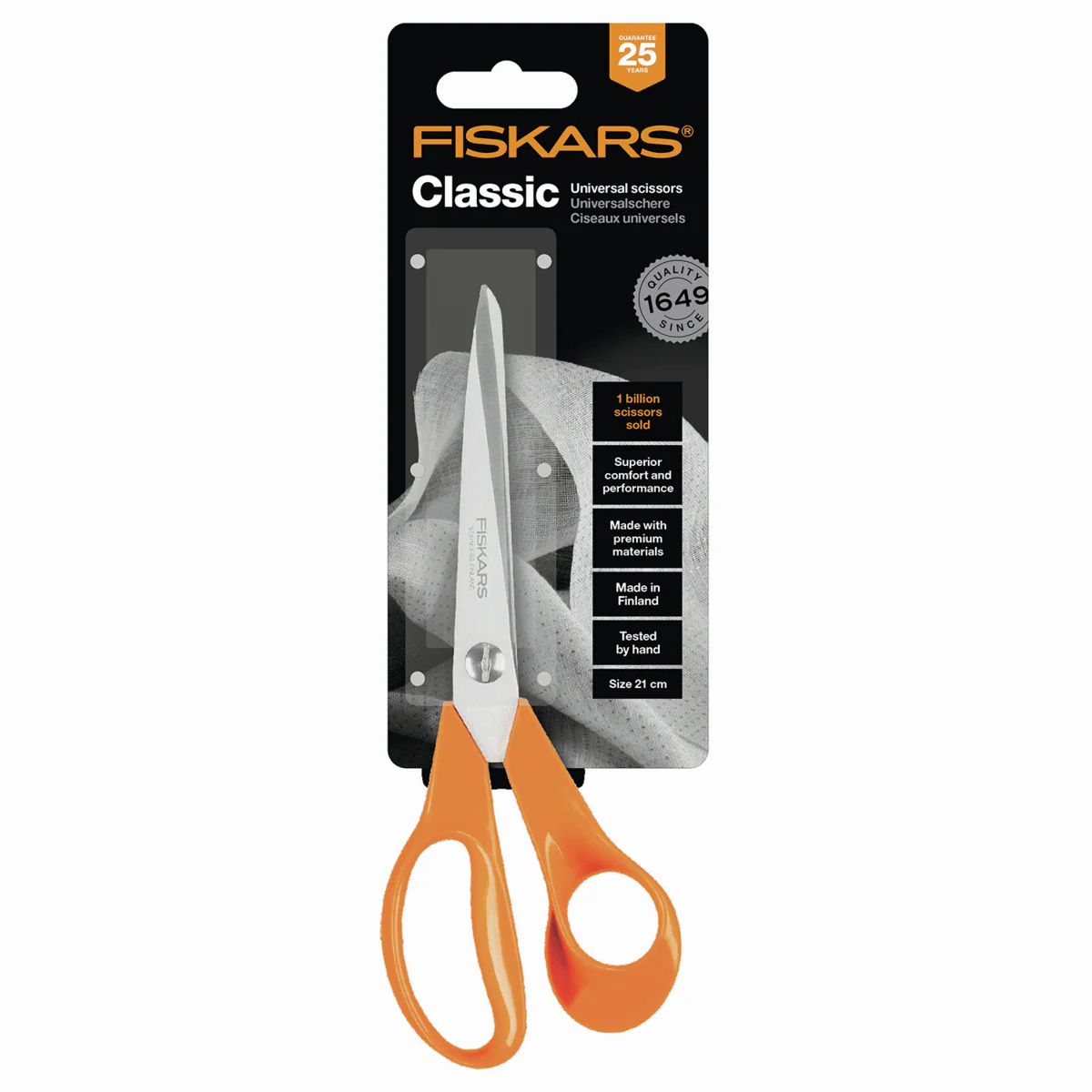 Fiskars Scissors - General Purpose Right Handed 21cm/8.25in - Image 2