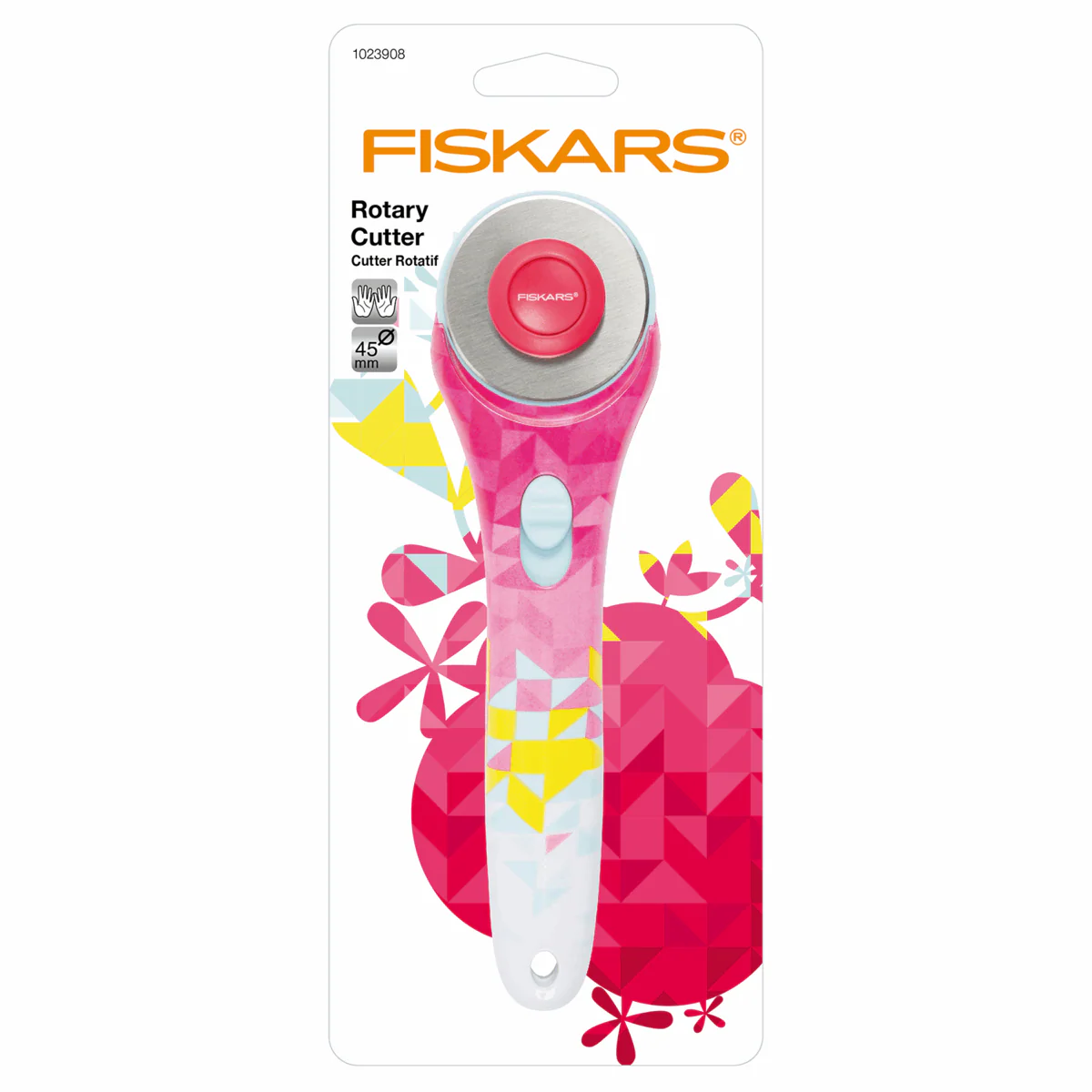 Fiskars Rotary Cutter Fashion Stick - Geometric 45mm - Image 3