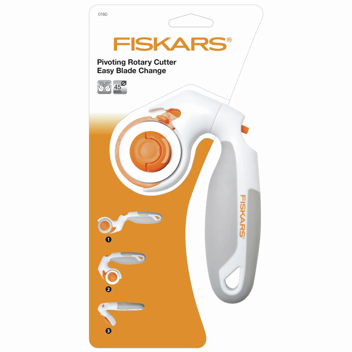 Fiskars Rotary Cutter - Pivoting 45mm - Image 4