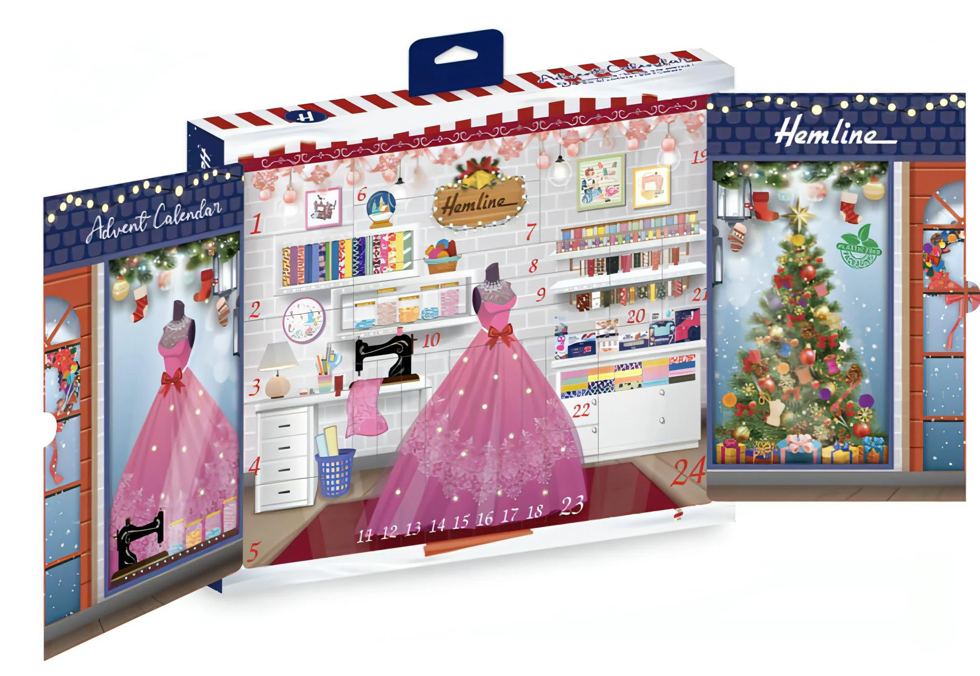 Free Advent Calendar when you spend over £200! Sewing themed Advent Calendar for Christmas 2021