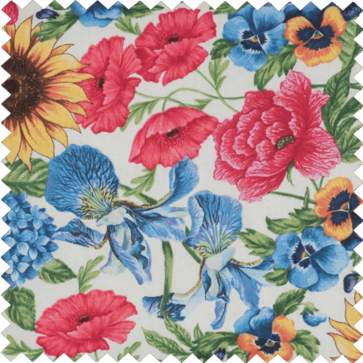 Gathered Knitting Bag - Garden Floral - Image 2