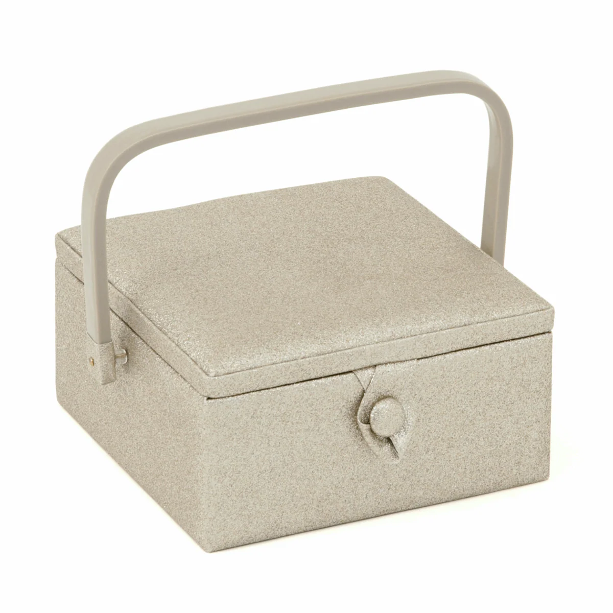 Gold Glitter Sewing Box - Small