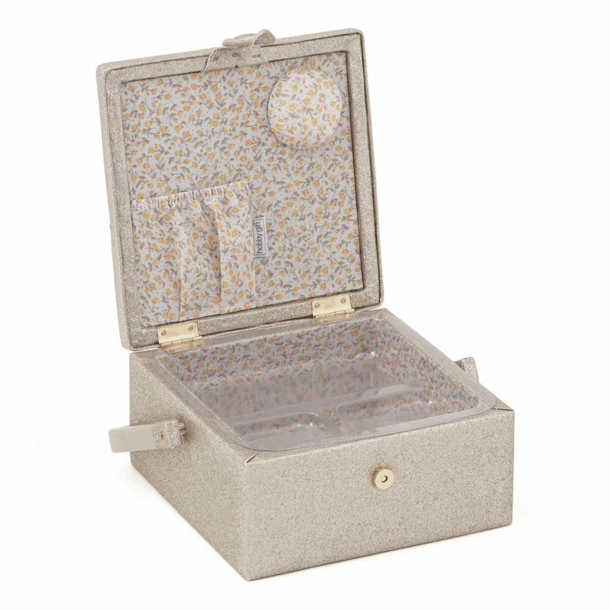 Gold Glitter Sewing Box - Small - Image 2