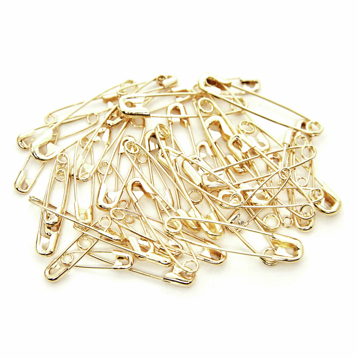 Gold Premium Safety Pins x 50 Assorted Sizes *Hemline Gold Edition* - Image 2