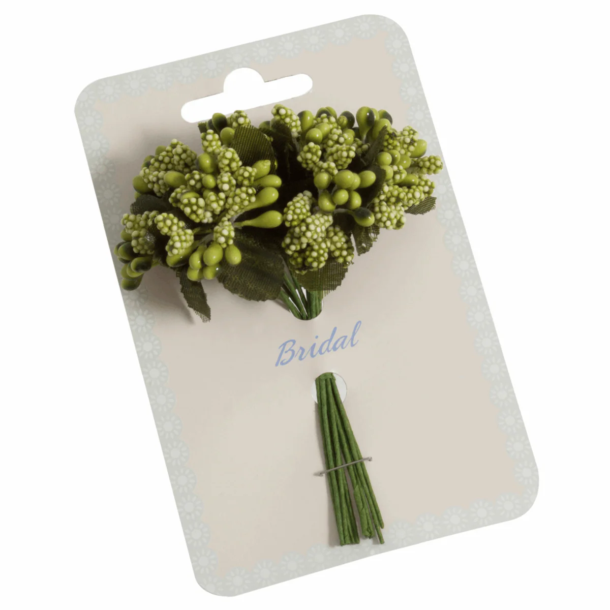 Green Berry Bunch - 3mm (Pack of 10 Stems) - Image 2