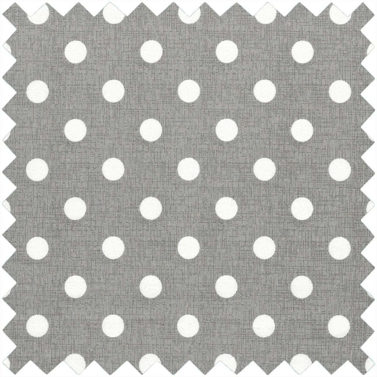 Grey Linen Polka Dot Sewing Box - Large - Image 3