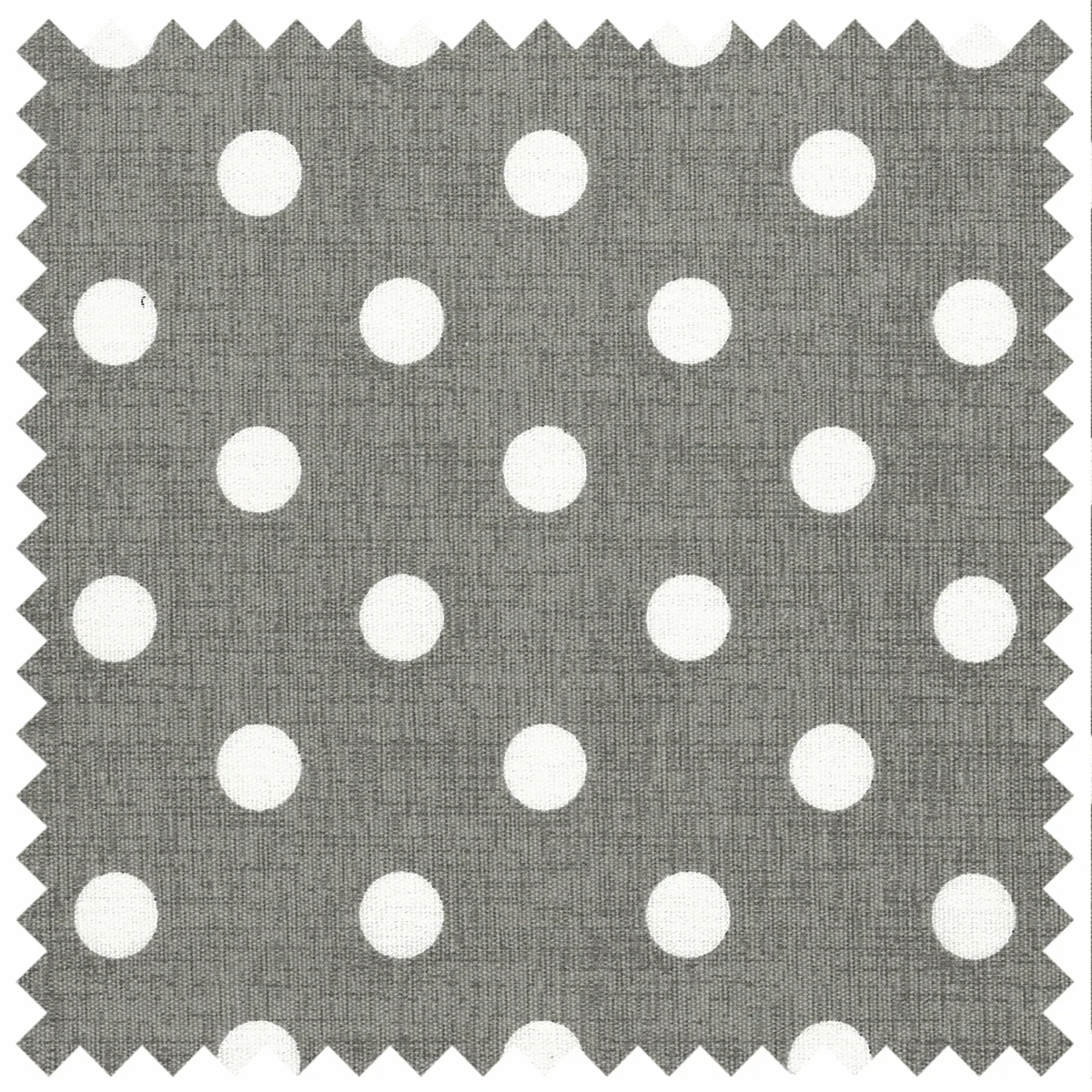 Grey Linen Polka Dot Yarn & Knitting Pin Holder - Image 2