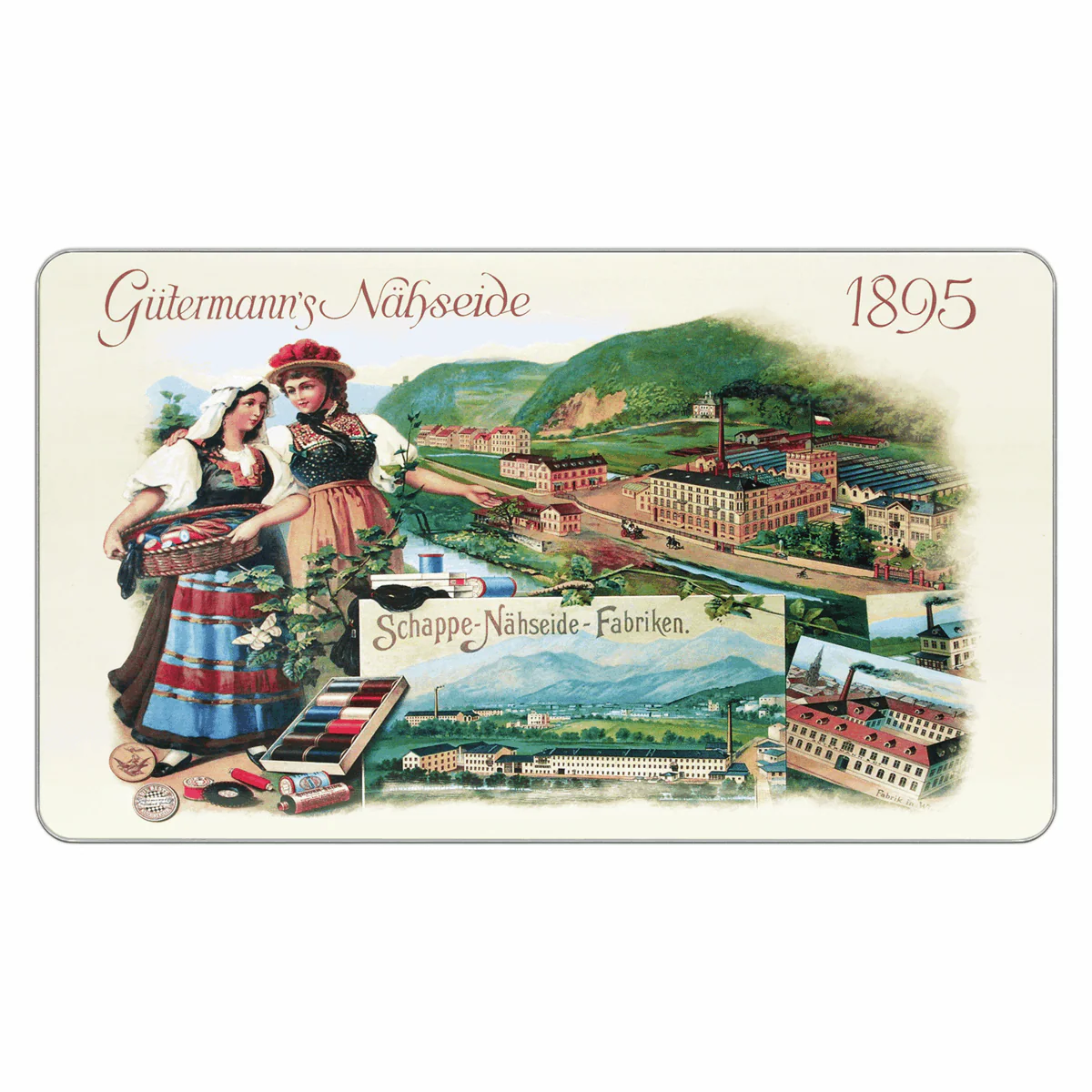 Gutermann Nostalgic Thread Box 1895 - Sew-All: 48 x 100m: Assorted Shades - Image 3