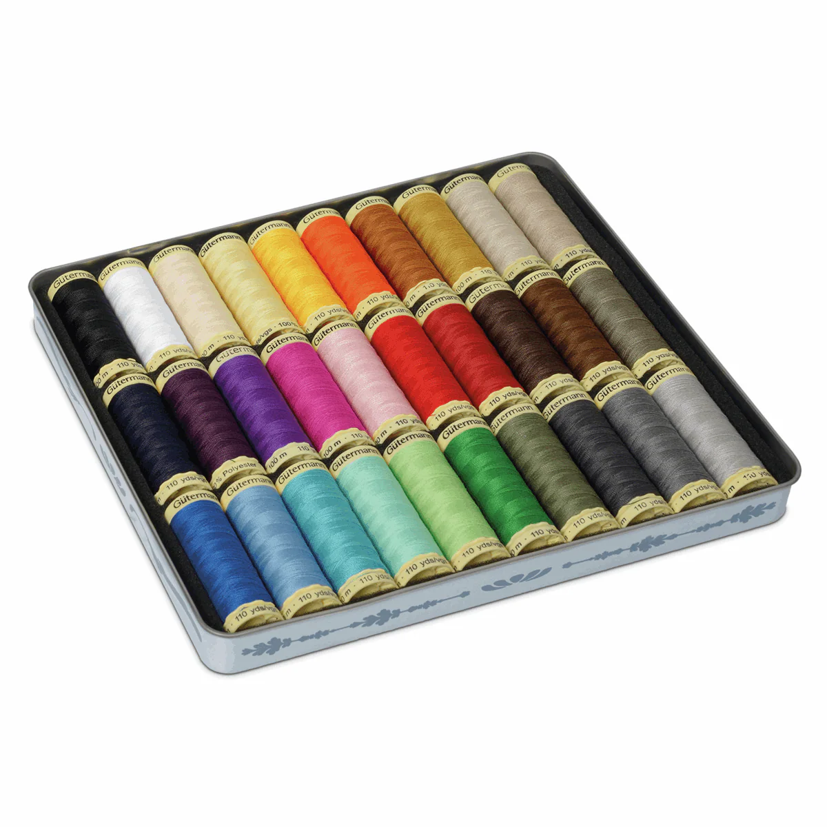 Gutermann Nostalgic Thread Box 1930 - Sew-All: 30 x 100m: Assorted Shades - Image 2