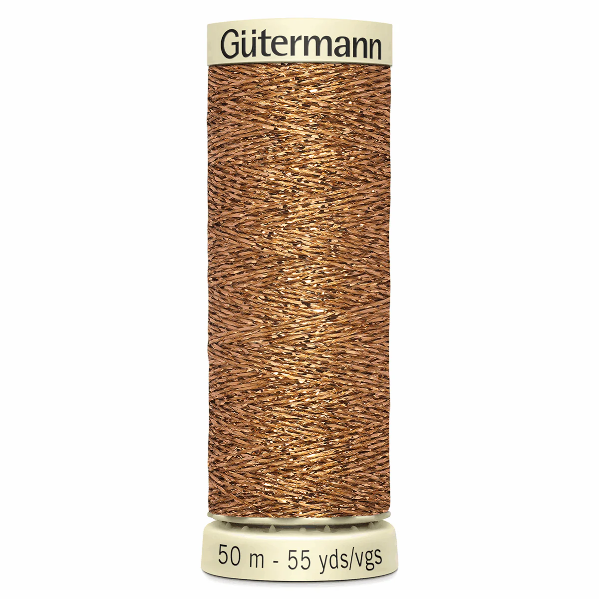 Gutermann Old Gold Metallic Effect Thread - 50m - Image 2