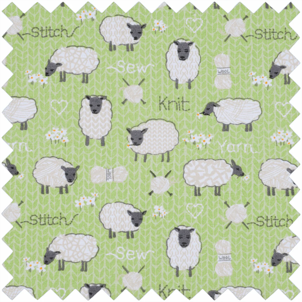 Hard Knitting Pin Case - Sheep (Extra Long) - Image 3