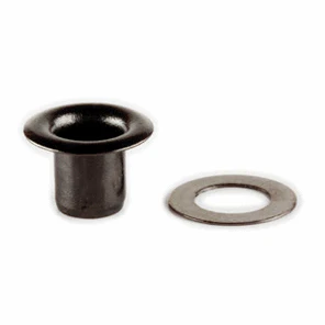 Hemline Black Eyelets with Tool - 7mm (Pack of 20) - Image 2