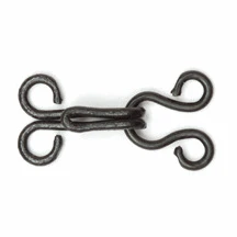 Hemline Black Hook & Eyes - Size 2 (14 Sets) - Image 2