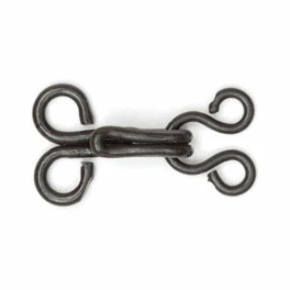 Hemline Black Hook & Eyes - Size 3 (14 Sets) - Image 2