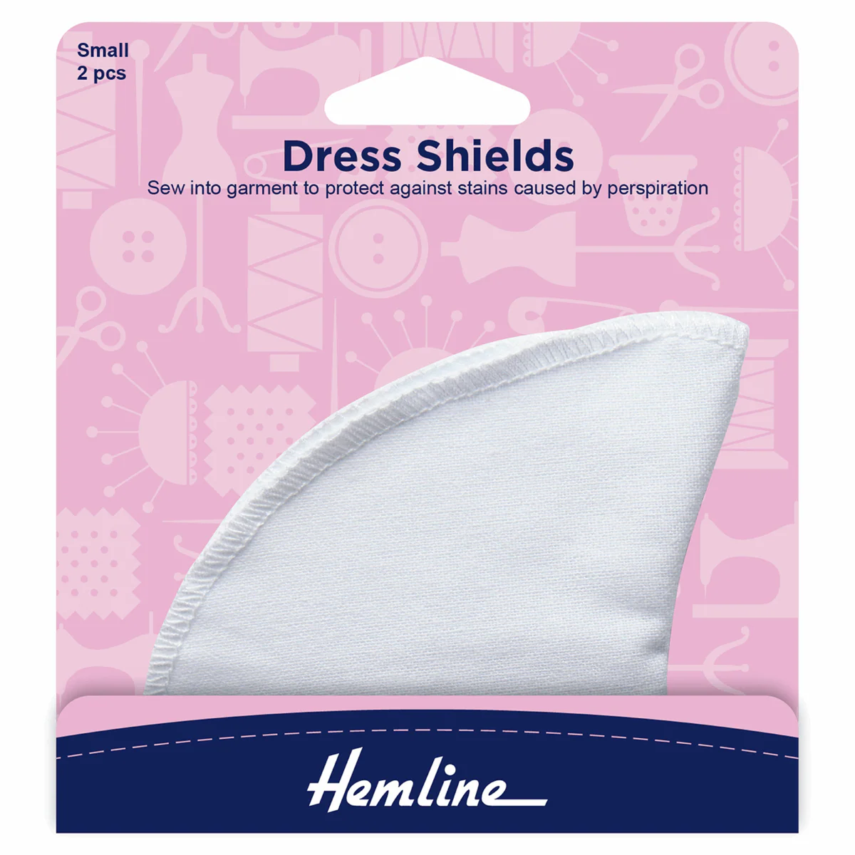 Hemline Full Sleeve Dress Shields - Small