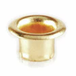 Hemline Gold Eyelets with Tool - 5.5mm (Pack of 40) - Image 2