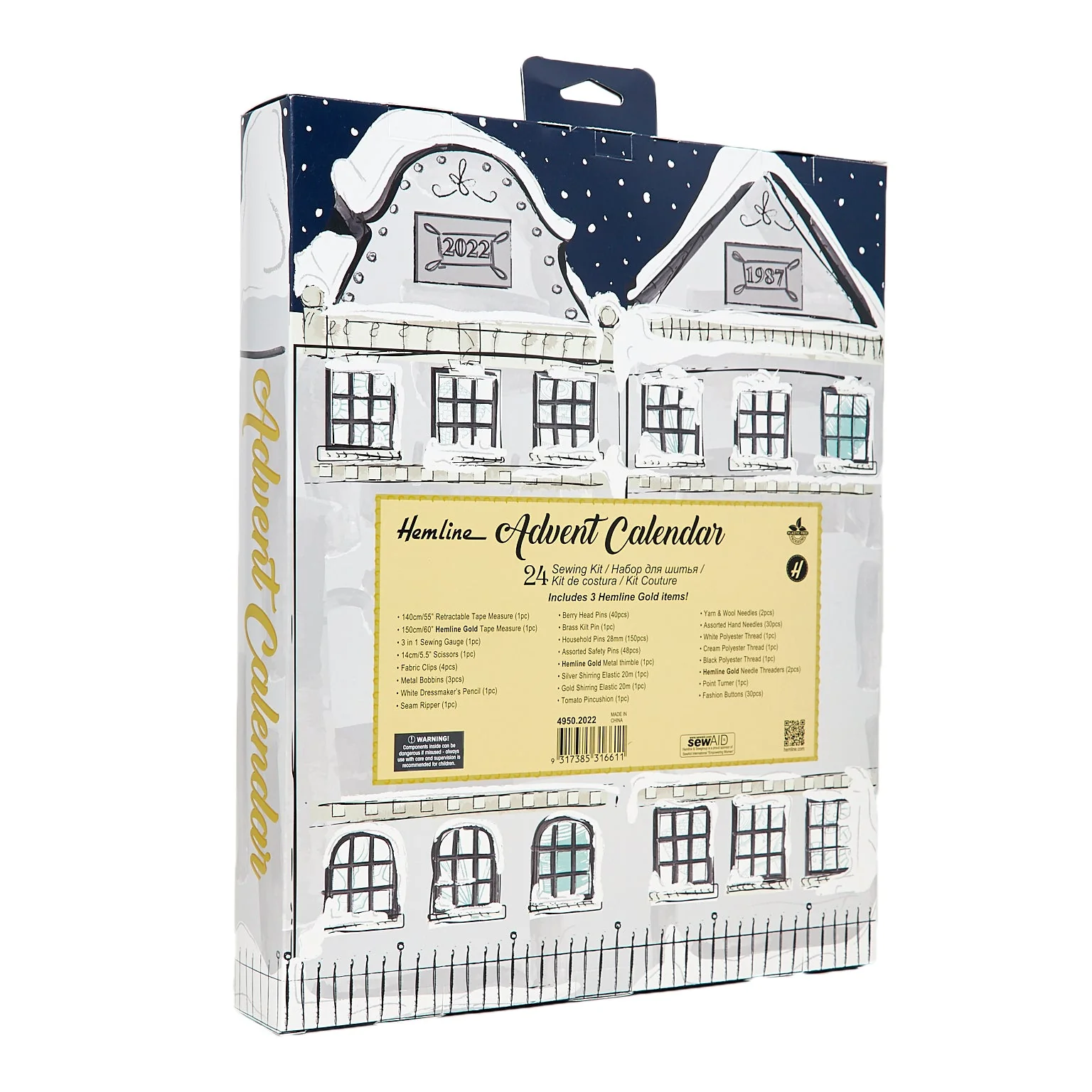 Hemline Haberdashery Sewing themed Advent Calendar - Last chance to buy - Image 3