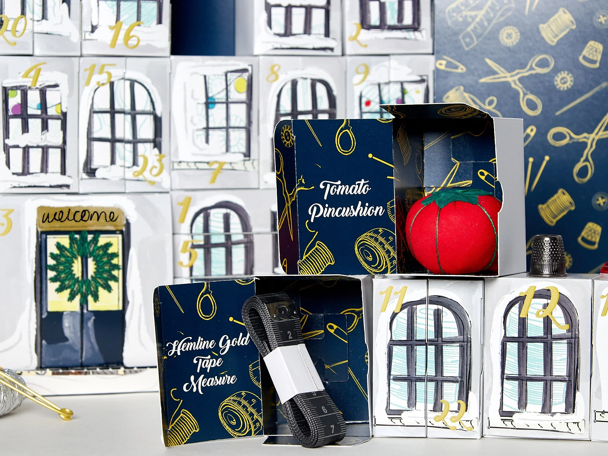 Hemline Haberdashery Sewing themed Advent Calendar - Last chance to buy - Image 4
