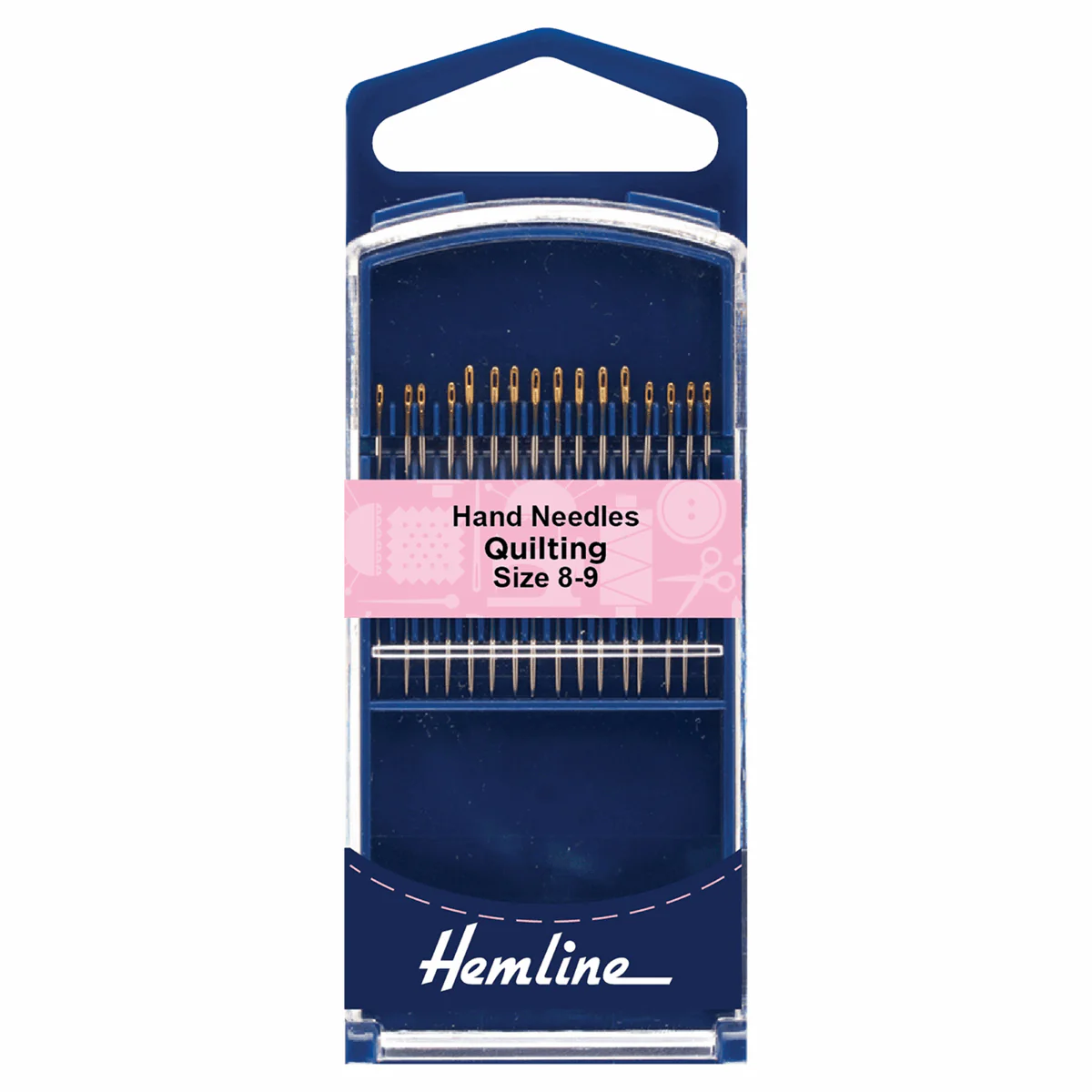 Hemline Premium Hand Quilting Needles - Size 8-9 (Pack of 16)