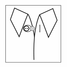 Hemline White Collar Extenders - 12mm (Pack of 3) - Image 2