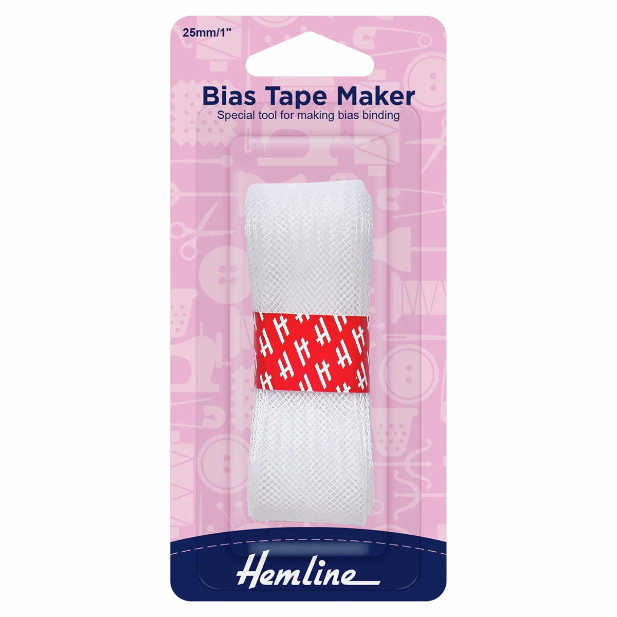 Hemline White Horse Hair Braid - 3m x 25mm