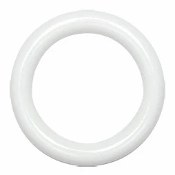 Hemline White Plastic Curtain Rings - 19mm (Pack of 10) - Image 2