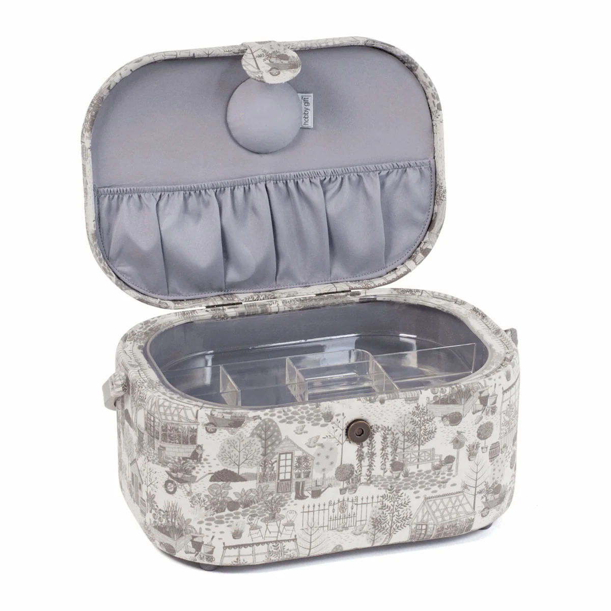In The Garden Sewing Box - Large Oval - Image 2