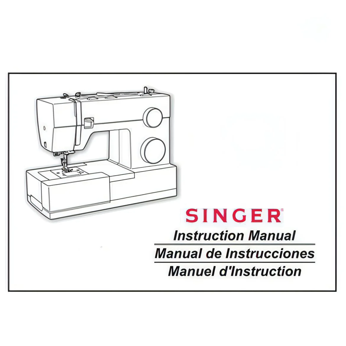 Official Singer Sewing Machine Manual - Printed and Bound - Image 3
