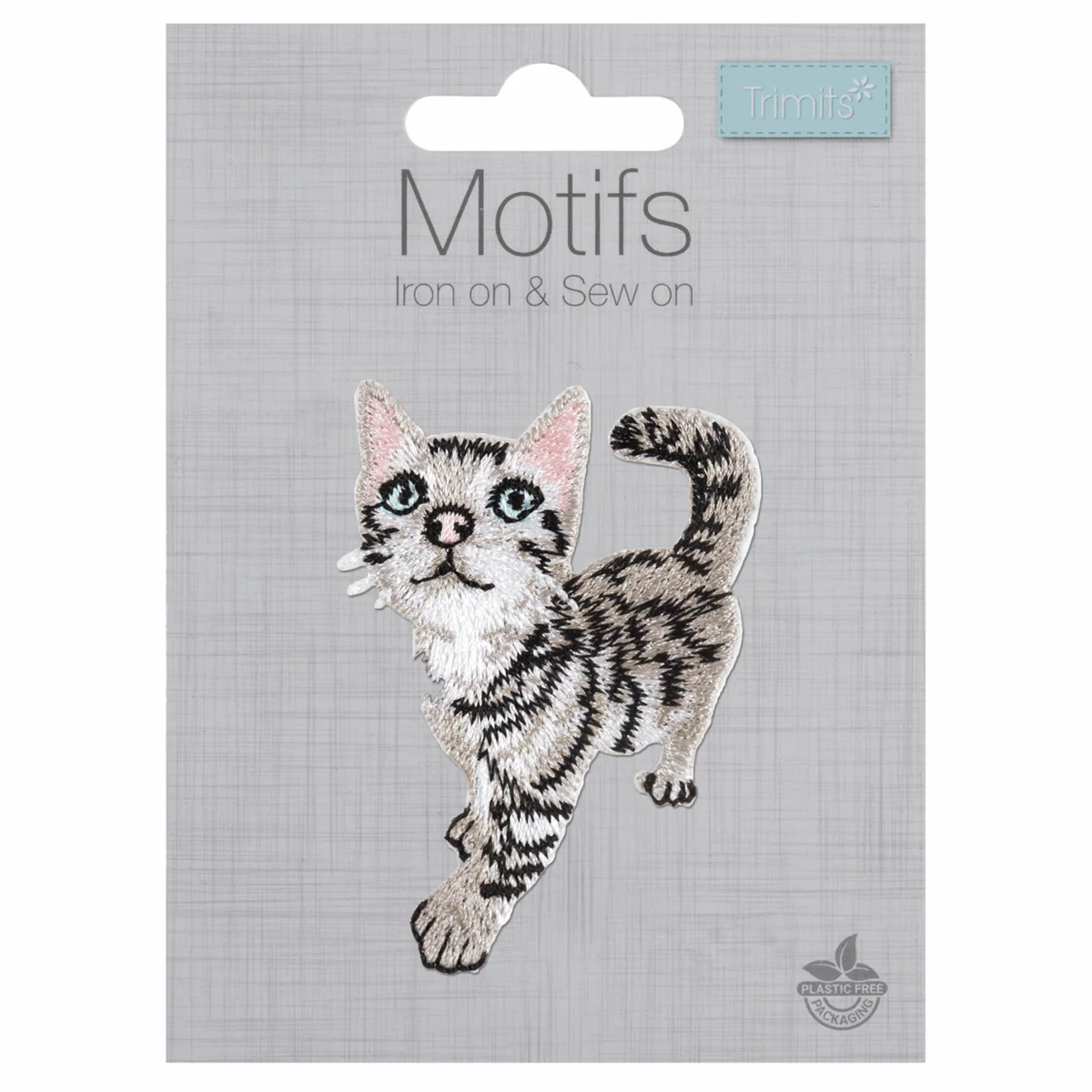 Iron-On/Sew On Motif Patch - Kitten - Image 2