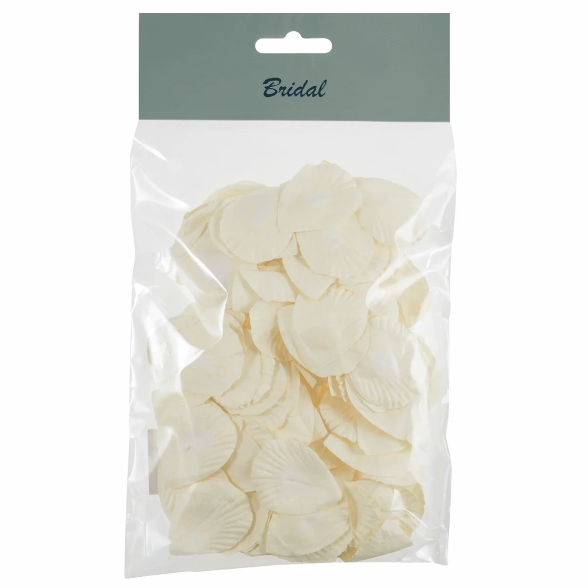 Ivory Bio Paper Rose Petals - 3 x 4cm (Pack of 200) - Image 2