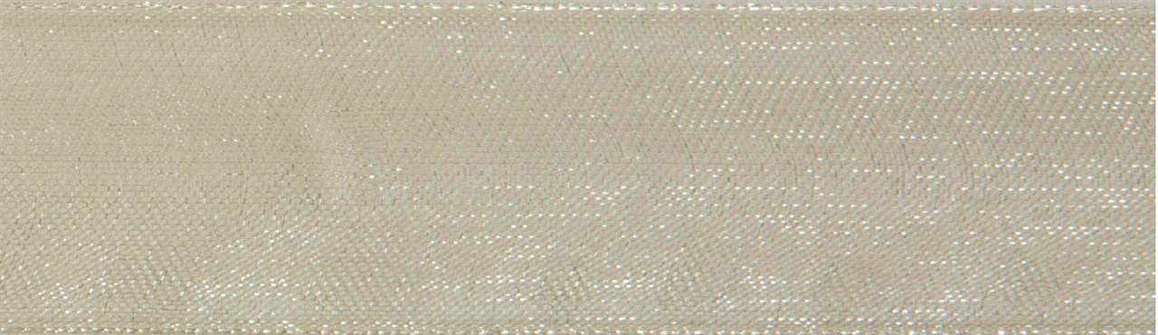Ivory Organdie Ribbon - 6m x 12mm