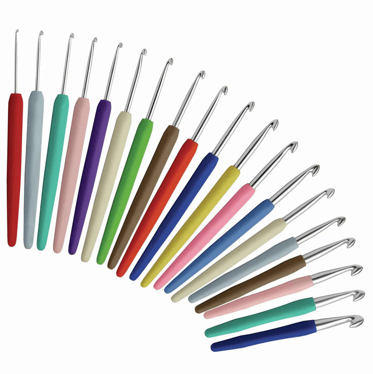 KnitPro 'Waves' Aluminium Crochet Hook - 15cm x 7.00mm (Sky Blue) - Image 2
