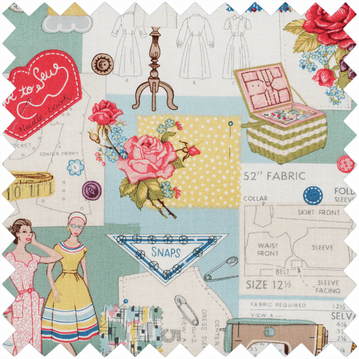Knitting Pin & Crochet Hook Case - Sew Retro - Image 4