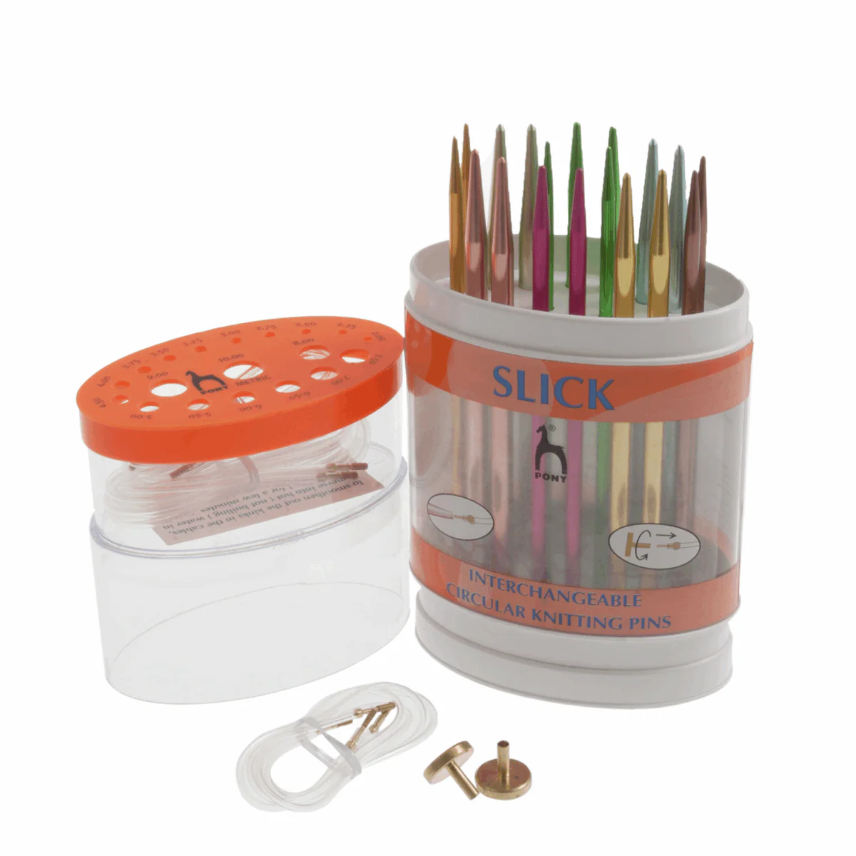 Interchangeable Aluminium Circular Knitting Pins - Slick Assorted Sizes - Image 2