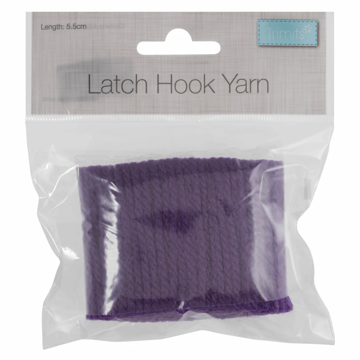 Latch Hook Yarn 5.5cm - Plum - Image 2
