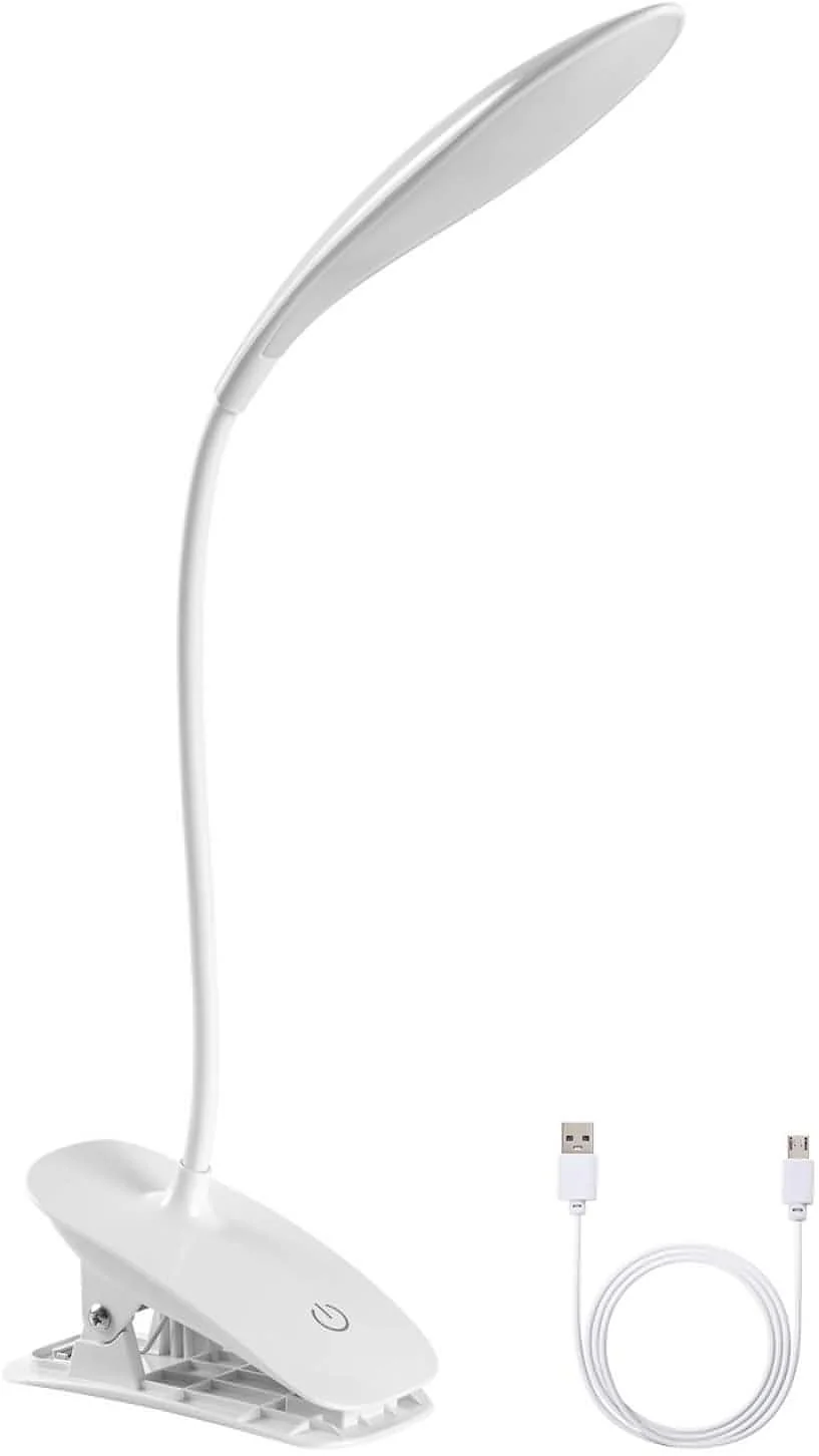 LED Flexi-Lamp with table clamp - Rechargeable, Dimmable and Flexible - perfect for Sewing and Crafts - Image 2