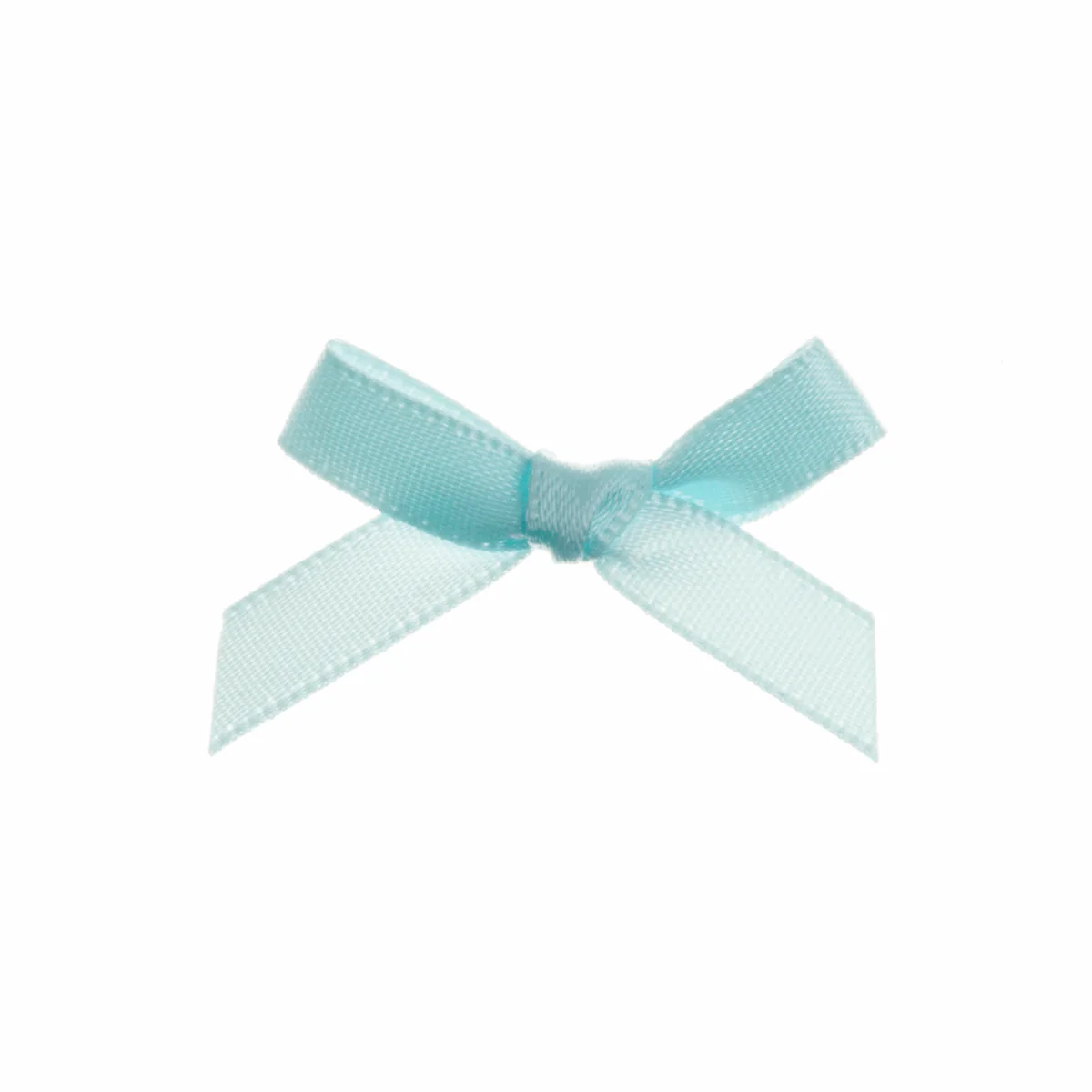 Light Blue Mini Satin Bow - 3mm (Pack of 100)