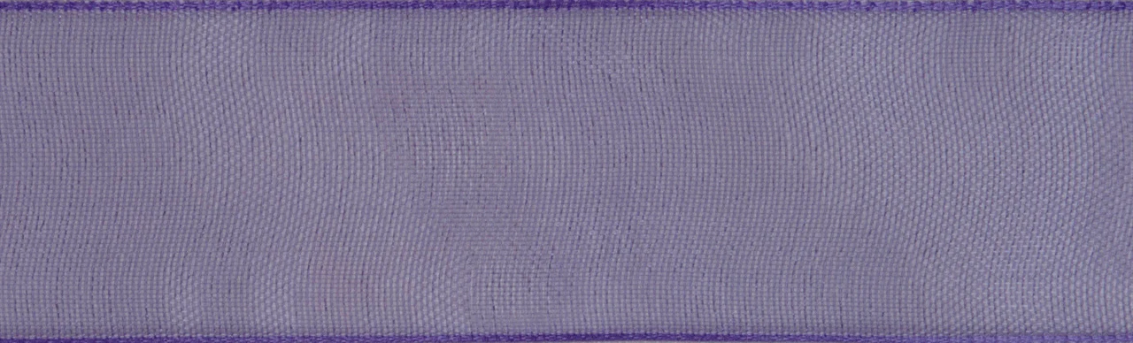 Lilac Organdie Ribbon - 6m x 12mm