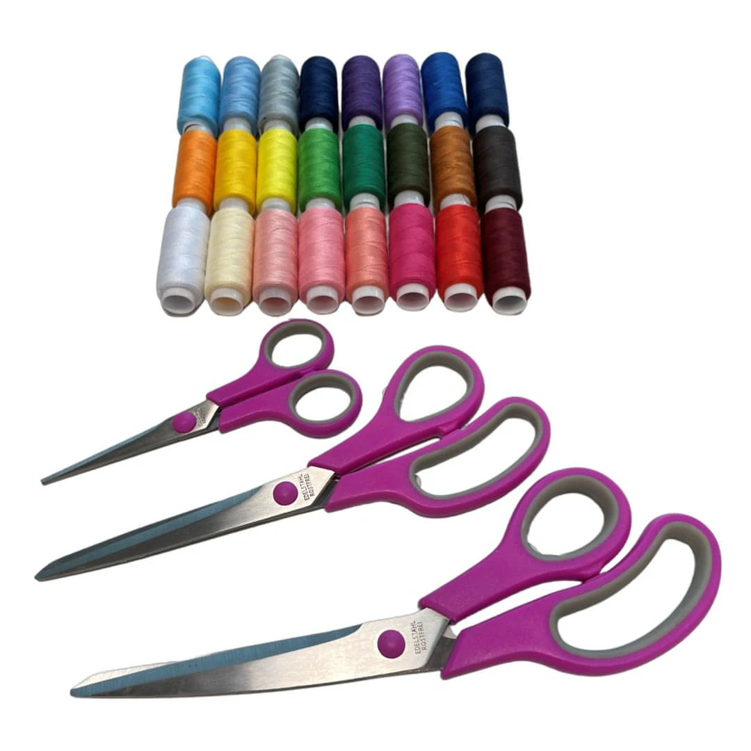 Luxury Gift Bundle - 24 x Thread Set and 3 x Scissor Set - Image 4